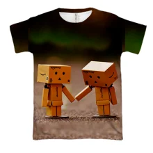 3D футболка Wooden little people love