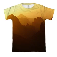 3D футболка Mountains sunset