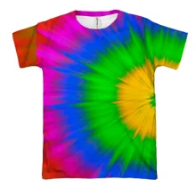 3D футболка Rainbow stains