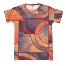 3D футболка Geometric pattern