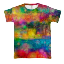 3D футболка Rainbow spots