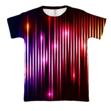 3D футболка Rainbow impulses