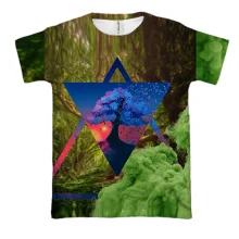 3D футболка Nature abstraction