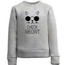 Детский свитшот check meowt