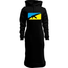 Худи платье Ukrainian fighter