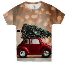 Детская 3D футболка Christmas toy 9