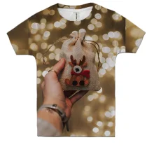 Детская 3D футболка Christmas toy 12