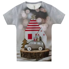 Детская 3D футболка Christmas toy 13