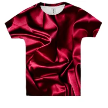 Дитяча 3D футболка Red satin
