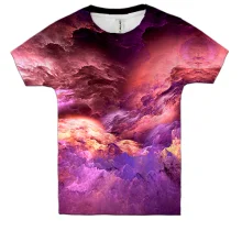 Детская 3D футболка Stormy sky 3