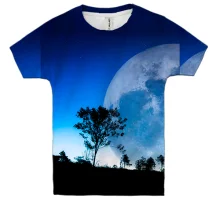Дитяча 3D футболка Great moon