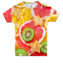 Детская 3D футболка Citrus pattern