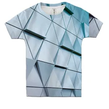 Дитяча 3D футболка Triangles 3D