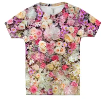 Детская 3D футболка Small flowers pattern 2