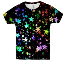 Дитяча 3D футболка Multicolored stars