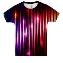 Дитяча 3D футболка Rainbow impulses