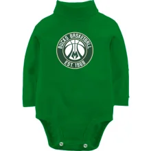 Детское боди с длинным рукавом Милуоки Бакс (Milwaukee Bucks)