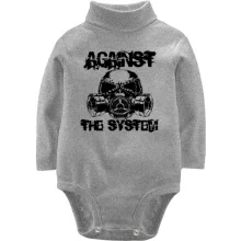 Комбинированный детский лонгслив Against The System