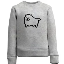 Детский свитшот Undertale game dog (2)