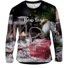 Мужской 3D лонгслив New Year gifts 2