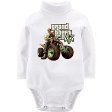 Детское боди с длинным рукавом Grand Theft Auto five