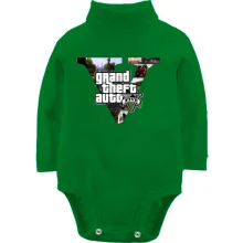 Детское боди с длинным рукавом Grand Theft Auto V