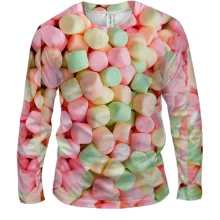 Чоловічий 3D лонгслів Marshmallow pattern