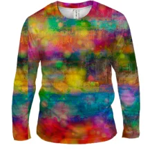 Чоловічий 3D лонгслів Rainbow spots
