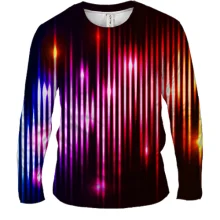 Чоловічий 3D лонгслів Rainbow impulses