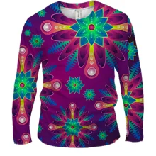 Мужской 3D лонгслив Color abstraction
