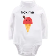 Детское боди с длинным рукавом Lick me