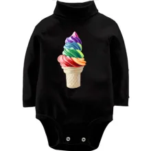 Детское боди с длинным рукавом Gourmet ice-cream