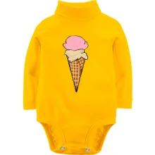 Детское боди с длинным рукавом Ice cream
