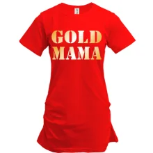 Подовжена футболка Gold мама 2