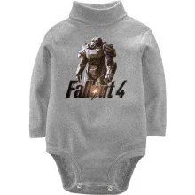 Детское боди с длинным рукавом Fallout 4 Робот