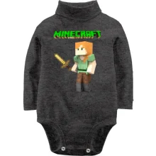Детское боди с длинным рукавом Minecraft Алекс