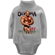 Детское боди с длинным рукавом Bodybuilding Olympia - Jay Cutler