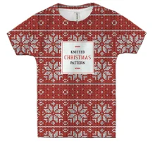 Детская 3D футболка Christmas pattern