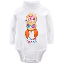Детское боди с длинным рукавом Crazy summer