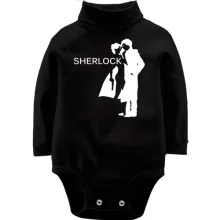 Детское боди с длинным рукавом Sherlock