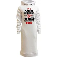 Худи платье I'm marine engineer
