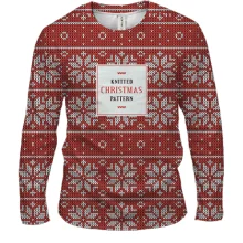 Мужской 3D лонгслив Christmas pattern