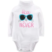 Детское боди с длинным рукавом It's Meow or Never
