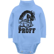 Дитяче боді з довгим рукавом зі скейтером Be proff