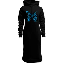 Худи платье Бабочка Fringe