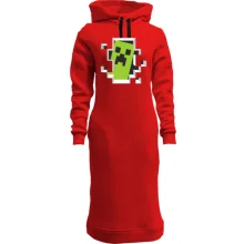 Худи платье Crash Minecraft
