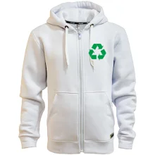 Мужское худи на молнии Recycle