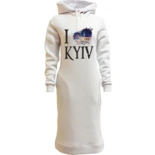 Худи платье Я люблю Киев