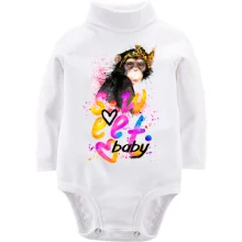 Детское боди с длинным рукавом Sweet baby с обезьянкой