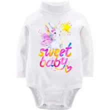Детское боди с длинным рукавом Sweet baby с зайчиком